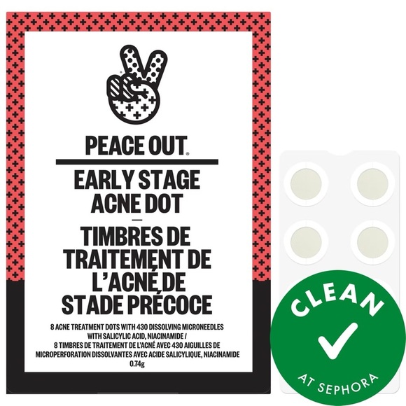 PEACE OUT | Early Stage Acne Dot - 8 acne treatment dots - Picture 2 of 11